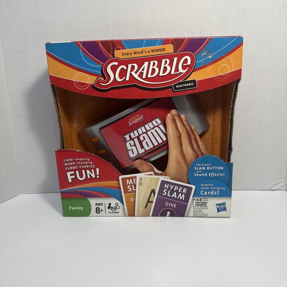 Scrabble Turbo‎ Slam Electronic Button Hasbro New in Box